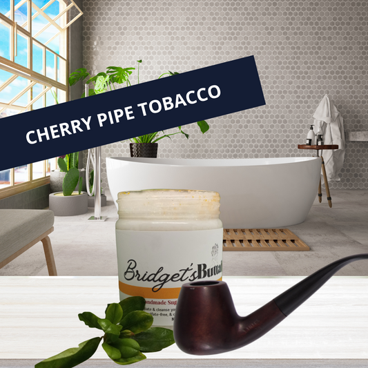 Cherry Pipe Tobacco Handmade Sugar Scrub