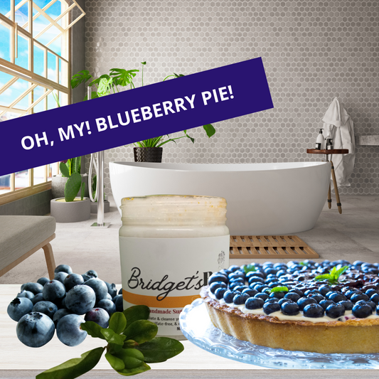 Oh, My! Blueberry Pie! Handmade Sugar Scrub: LIMITED EDITION